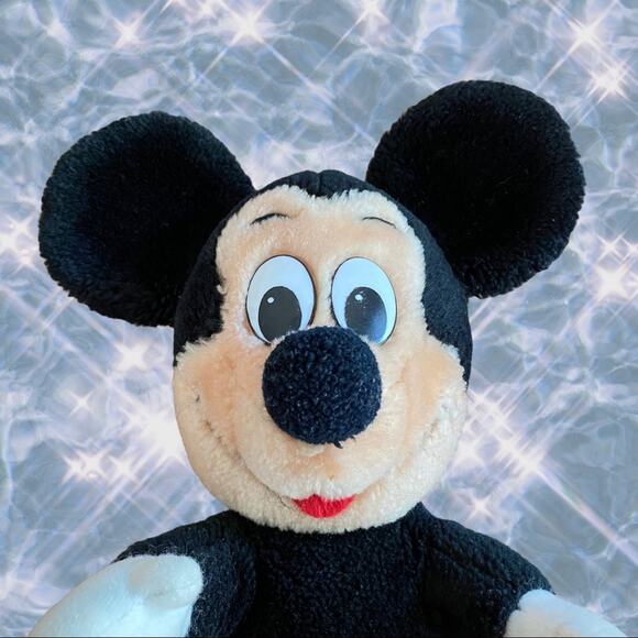 Walt Disney World Disneyland Vintage Mickey Mouse Sitting Position Plush - Picture 4 of 4